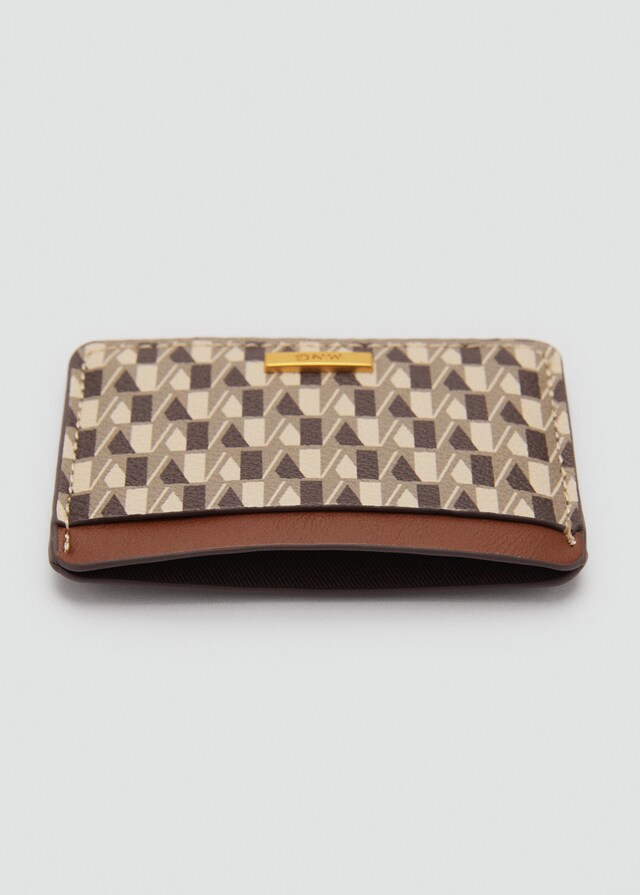 Mango Tarjetero Estampado Logo