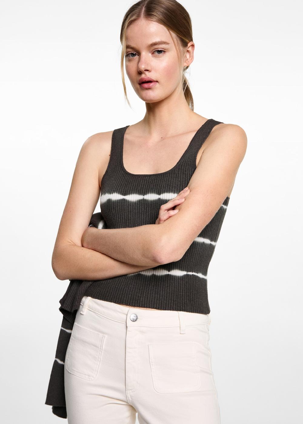 Mango Top efecto tie-dye