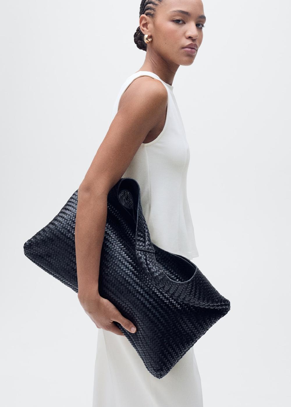 Mango Top evasé cuello barco