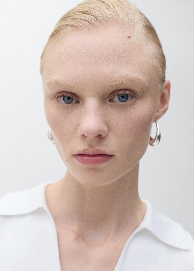 Mango Top Punto Cuello Polo