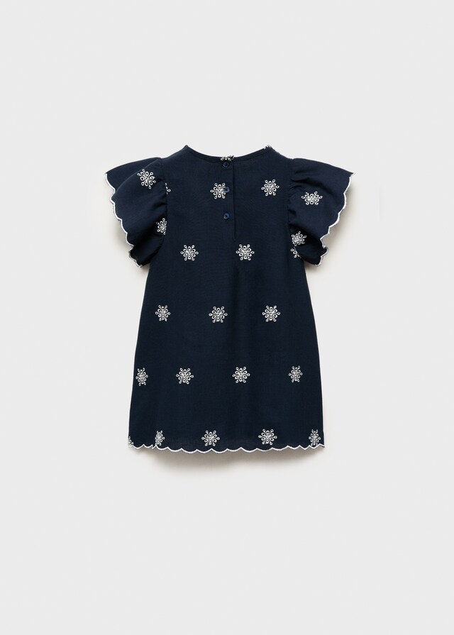 Mango Vestido Detalles Bordados