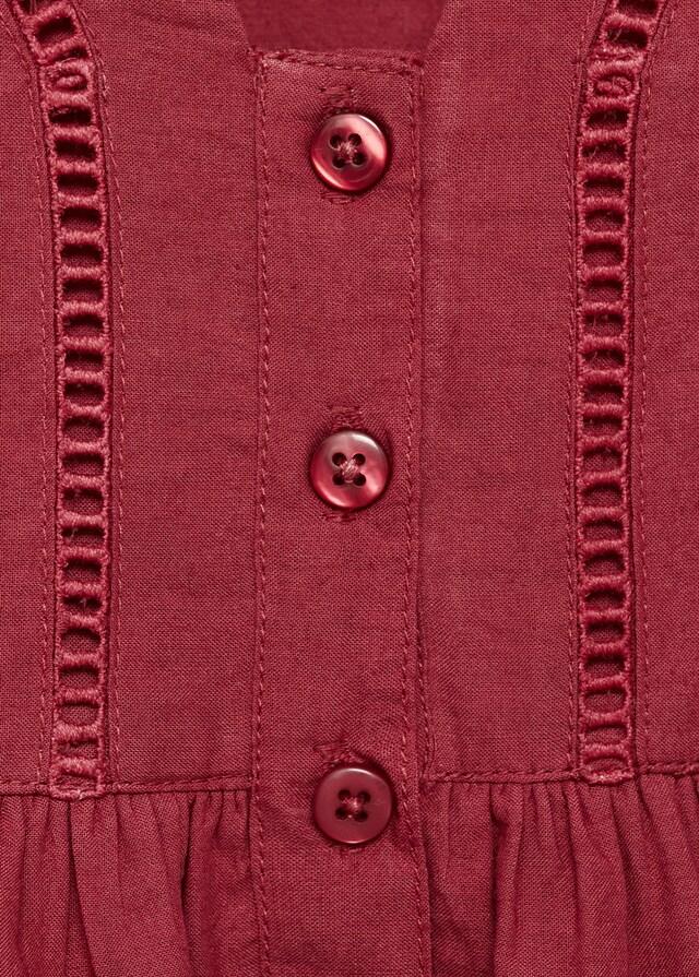 Mango Vestido Detalles Calados