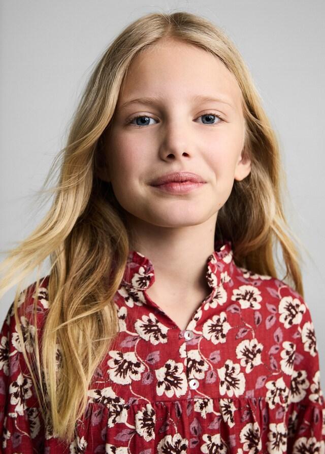 Mango Vestido Estampado Flores