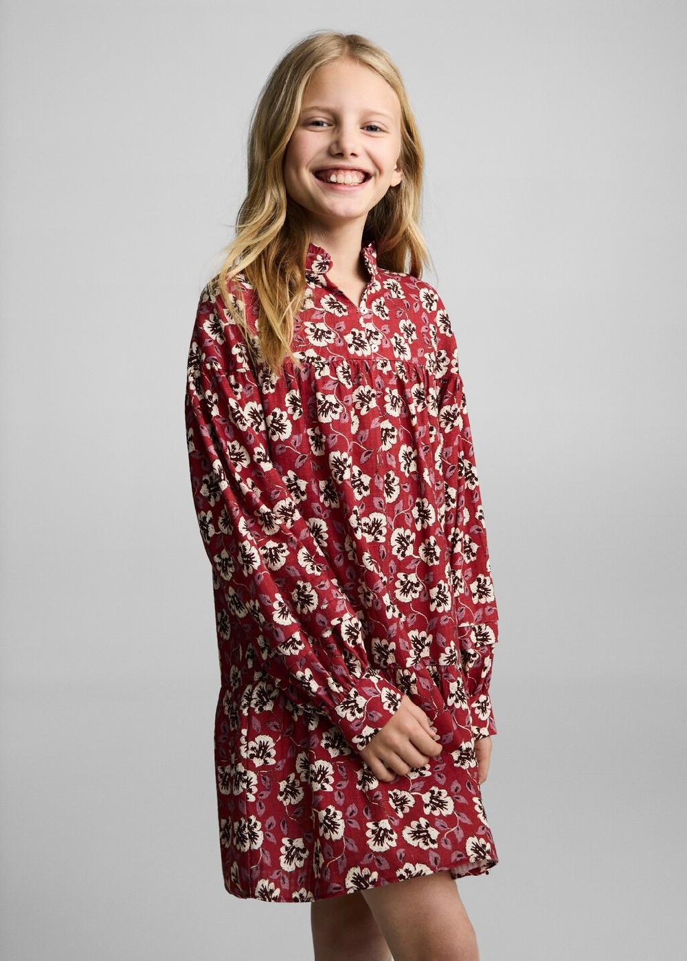 Mango Vestido estampado flores