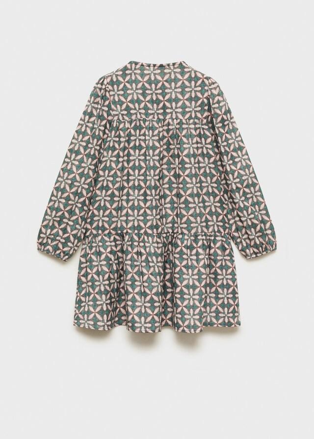 Mango Vestido Estampado Volantes