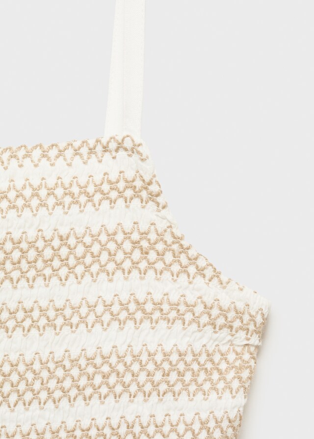 Mango Vestido Midi Bordado