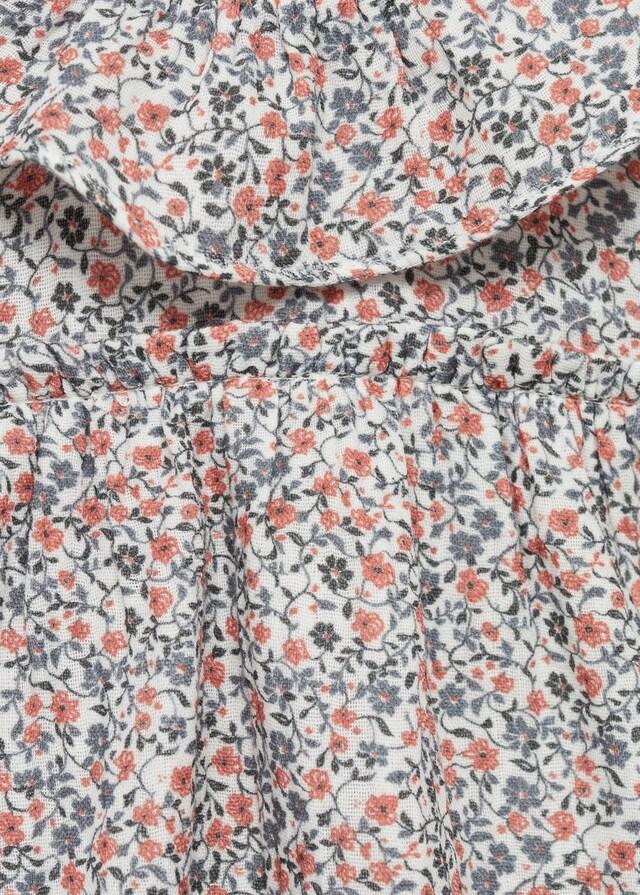 Mango Vestido Y Ranita Algodón