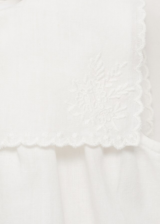 Mango Vestido Y Ranita Algodón