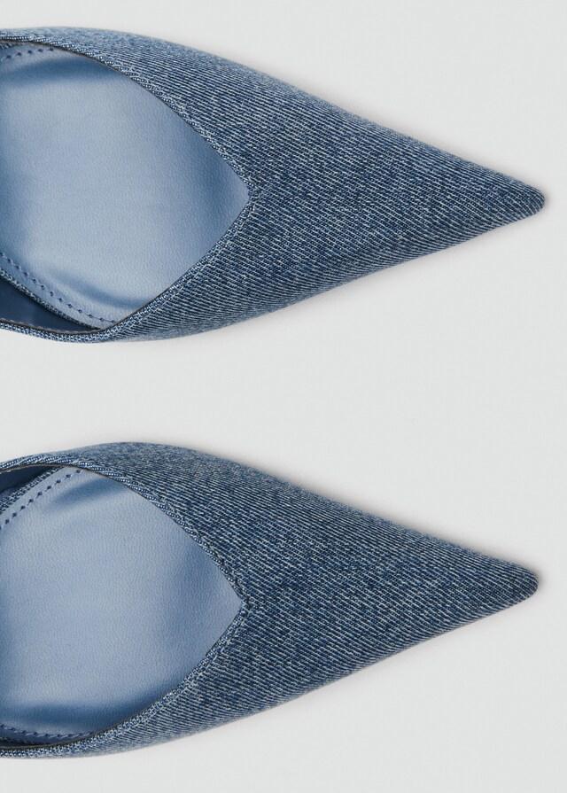 Mango Zapato Denim Tacón