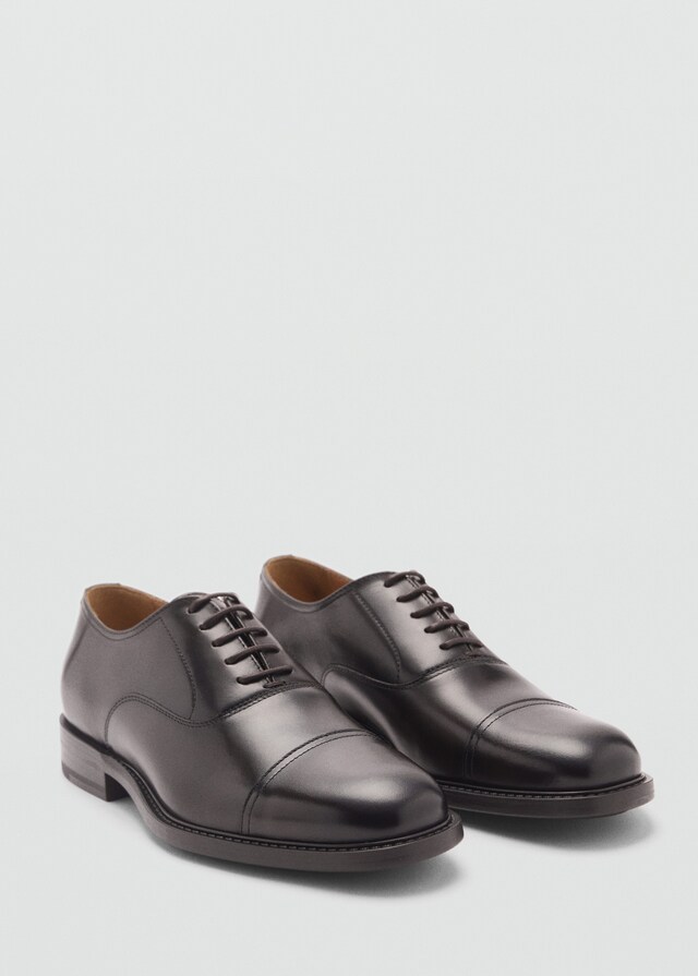 Mango Zapato Estilo Oxford Piel
