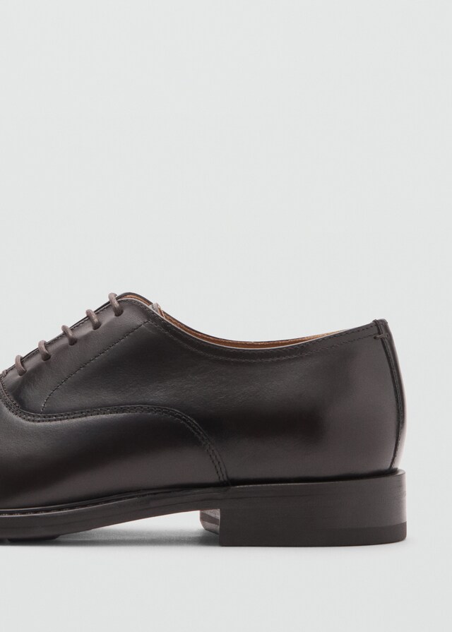 Mango Zapato Estilo Oxford Piel