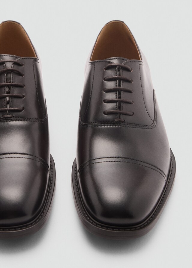 Mango Zapato Estilo Oxford Piel