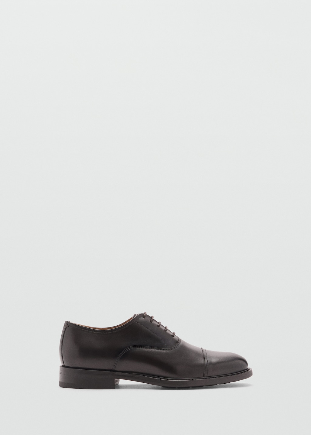 Mango Zapato estilo Oxford piel