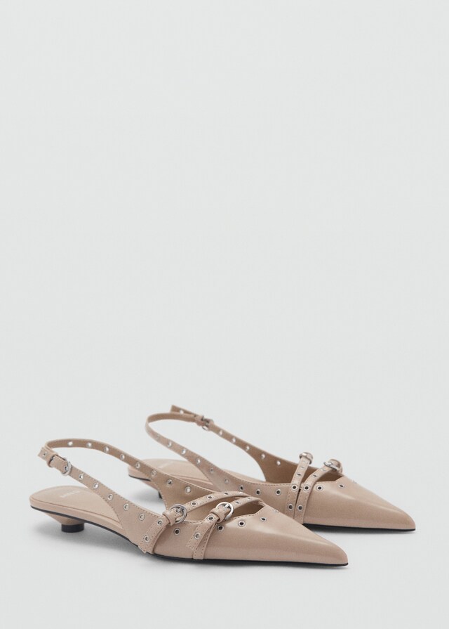 Mango Zapato Kitten Troquelado