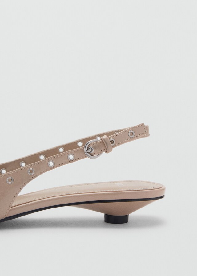 Mango Zapato Kitten Troquelado