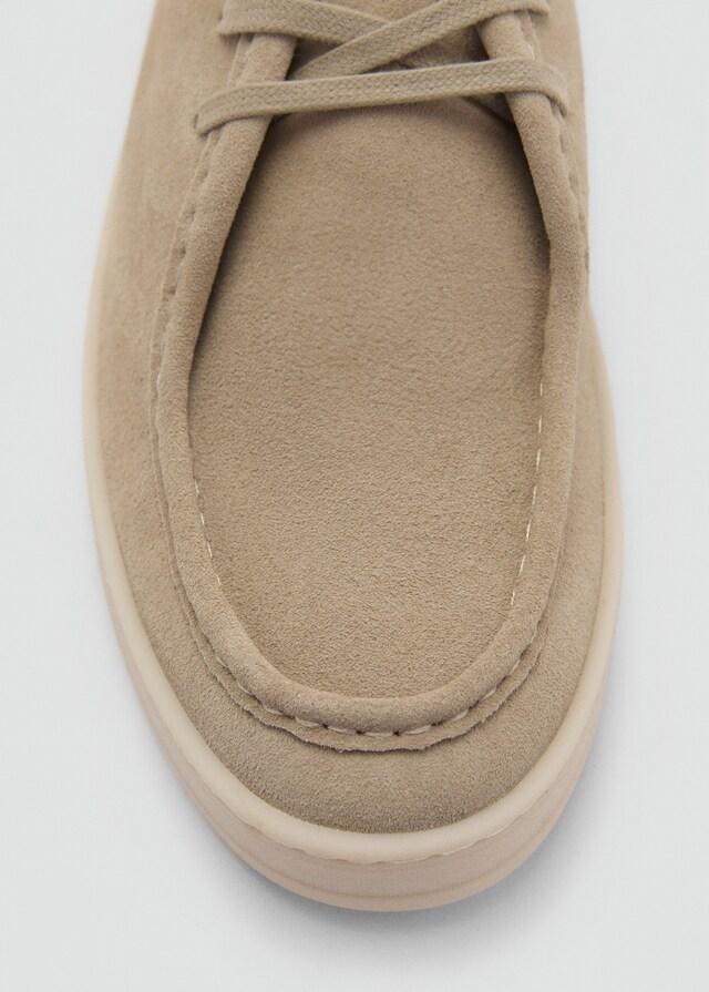 Mango Zapato Náutico Piel Serraje