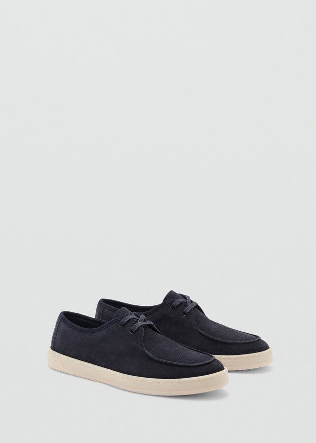 Mango Zapato Náutico Piel Serraje