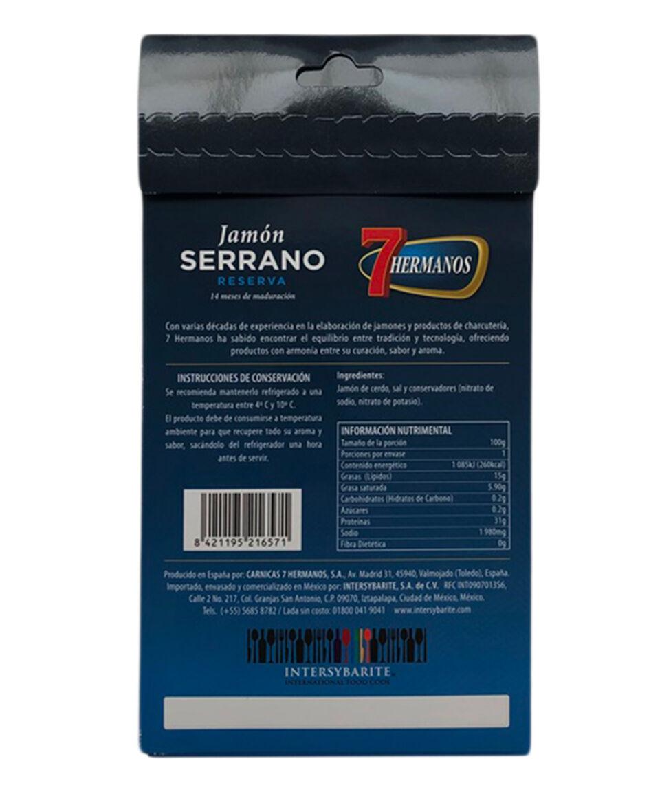 7 Hermanos Jamón Serrano Reserva 100 G