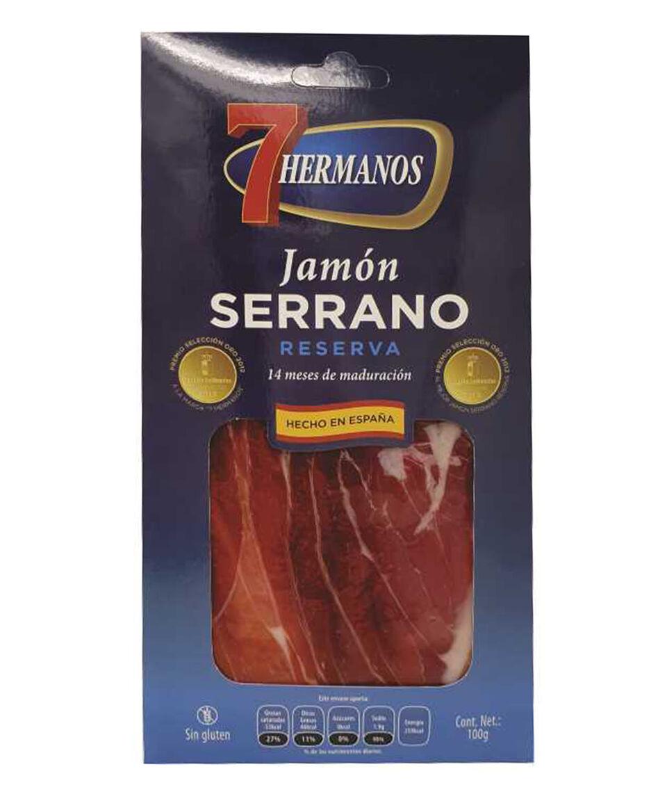 7 Hermanos Jamón Serrano Reserva 100 G
