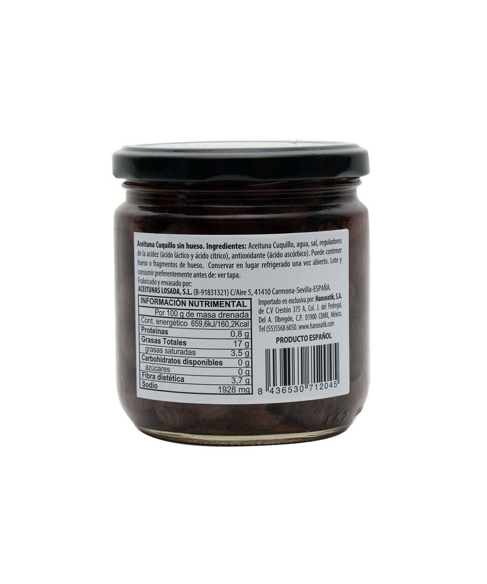 Alimentos El Dorado ACEITUNA CUQUILLO S HUESO NATURAL 345GR