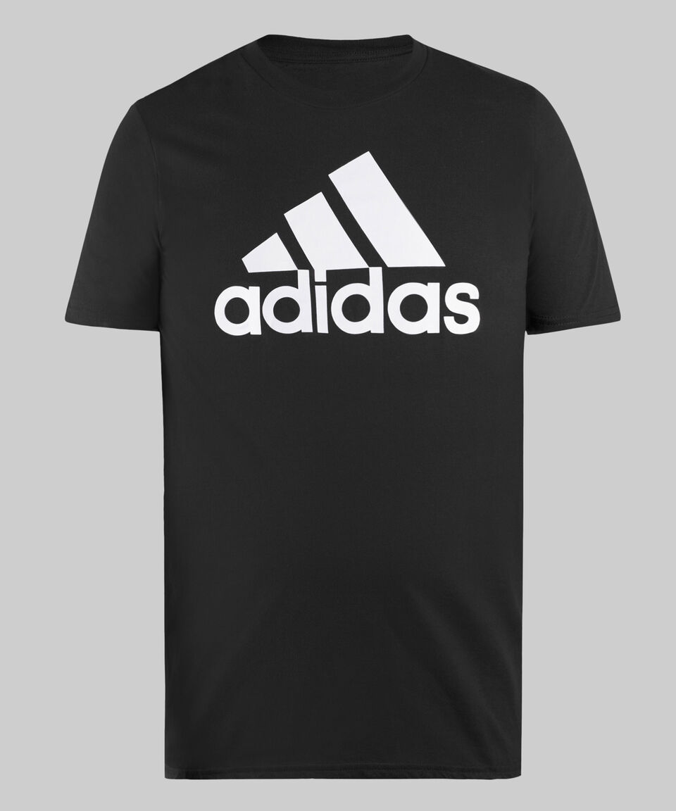 Adidas Playera con logo de manga corta Hombre