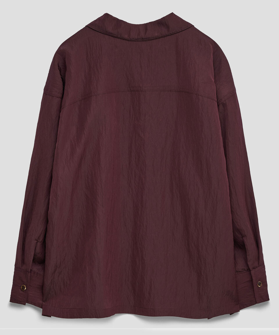 Adolfo Dominguez Camisa Lisa Manga Larga Mujer