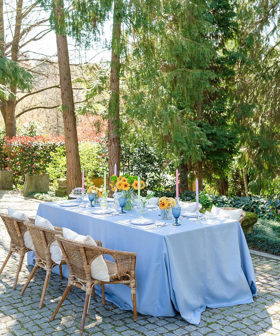 Aida Mantel Individual Ondulado Rectangular Blanco