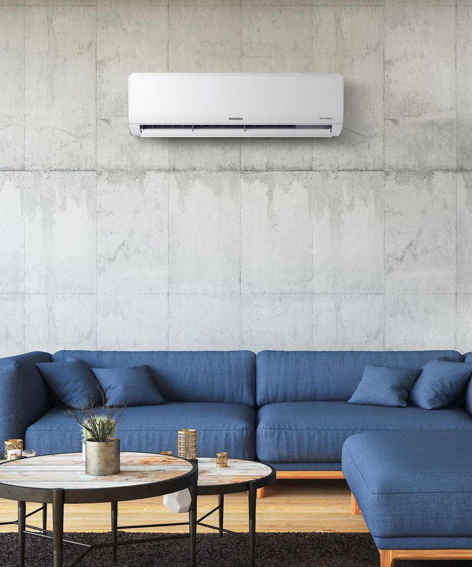 Samsung Aire Acondicionado Minisplit AR24BVHQASI-AX 24 000 BTU's 2 Toneladas 220V Frío