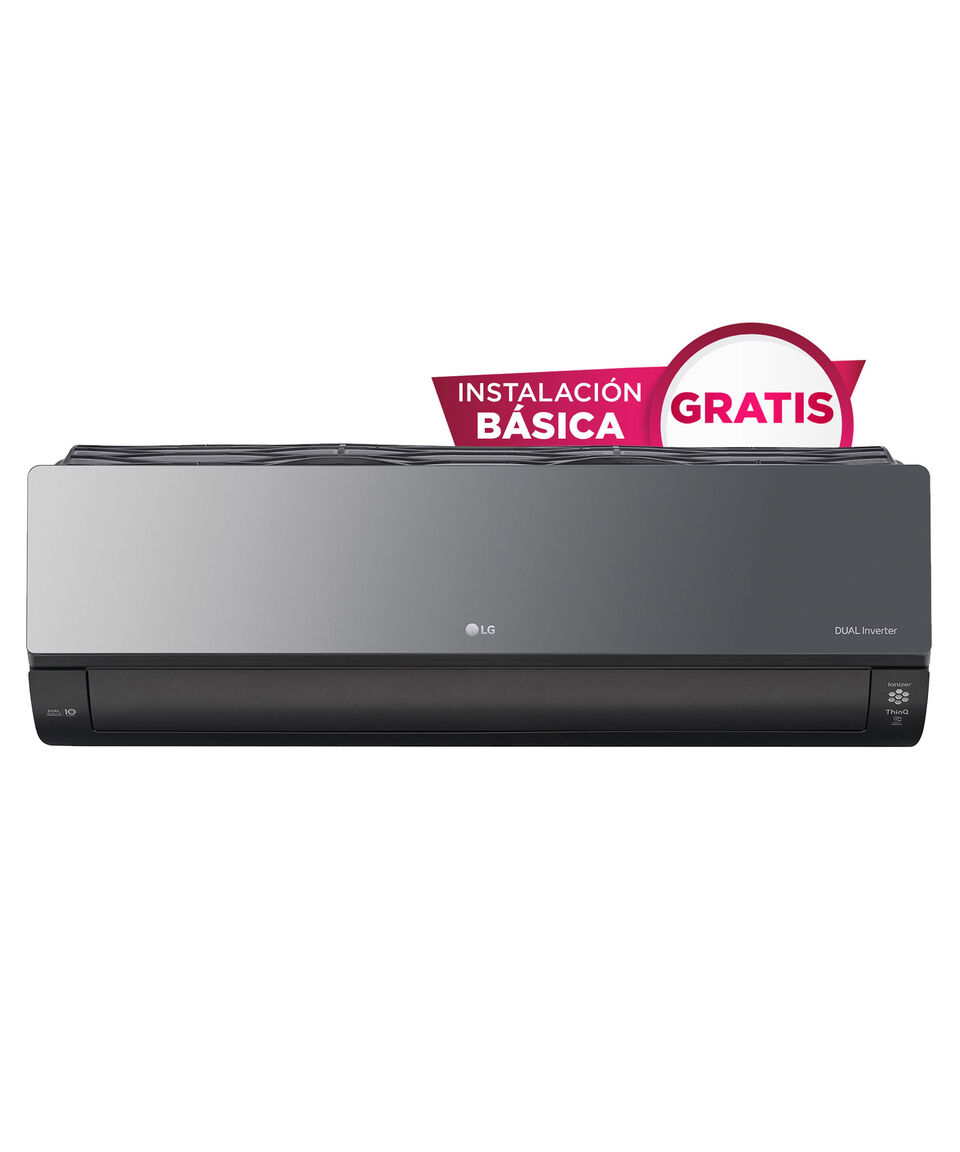 Lg Aire Acondicionado Minisplit ARTCOOL Inverter VR242HW 22 000 BTU x h 2 Toneladas 220 V Frío y Calor