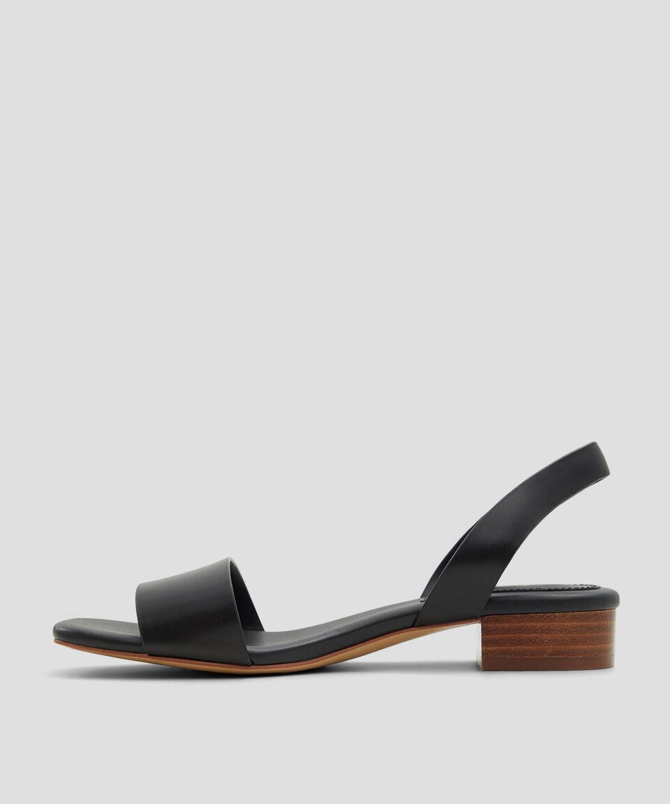 Aldo Sandalias De Tacón Bajo De Media Luna Mujer