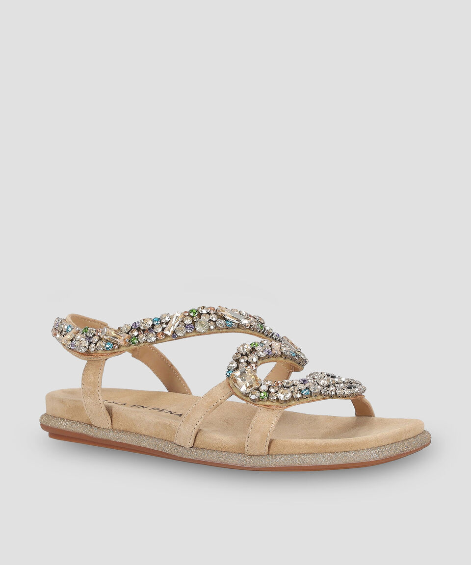 Alma En Pena Sandalias Planas En Piel Mujer