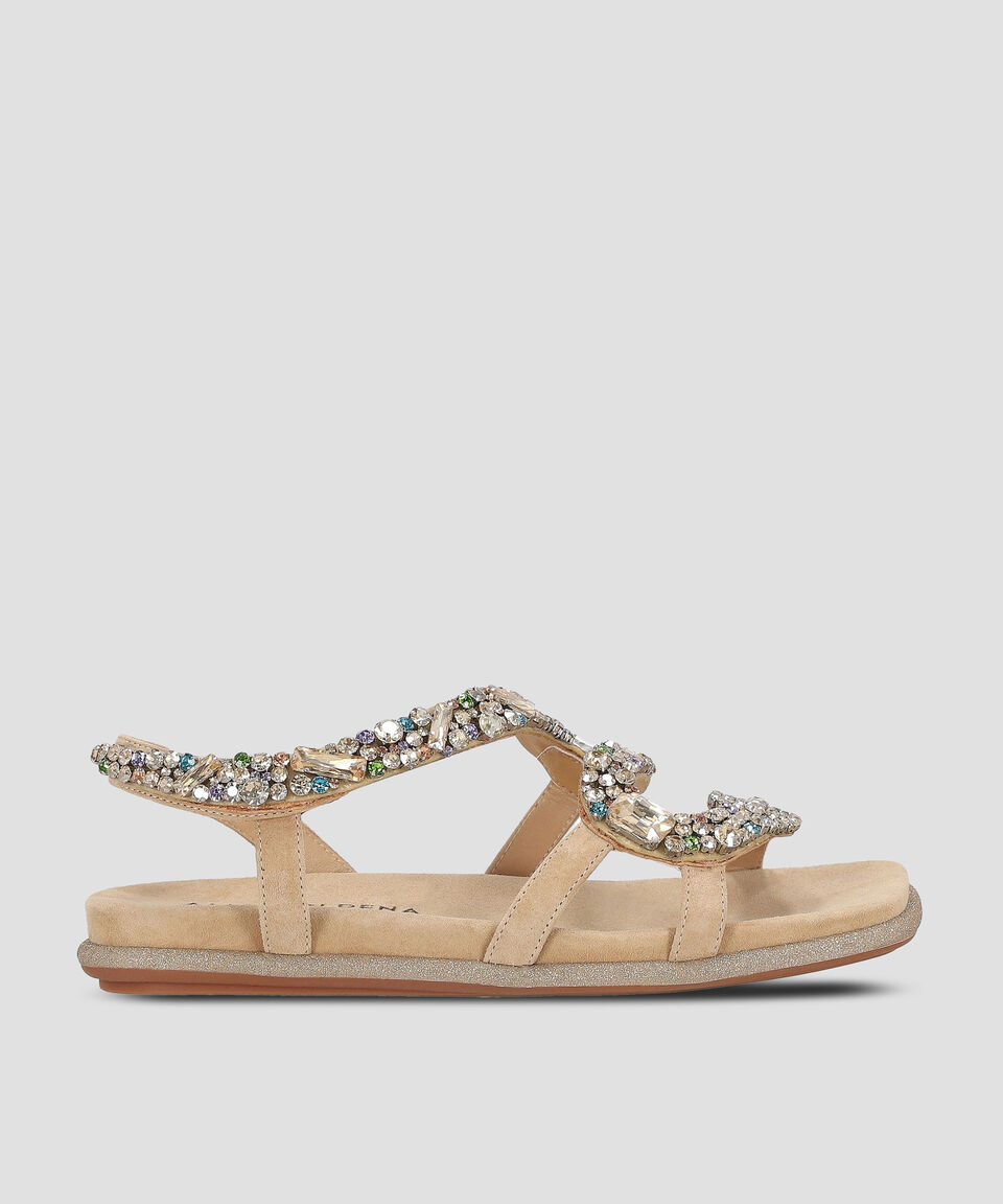 Alma en Pena Sandalias Planas en piel Mujer