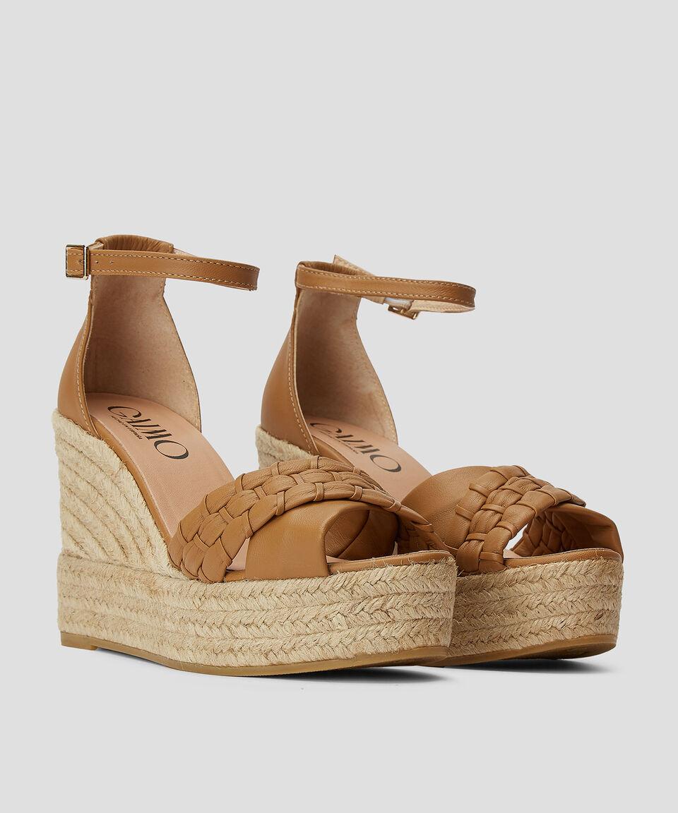 Gaimo Alpargatas Azor Con Tacón Alto De Cuña Y Plataforma Mujer