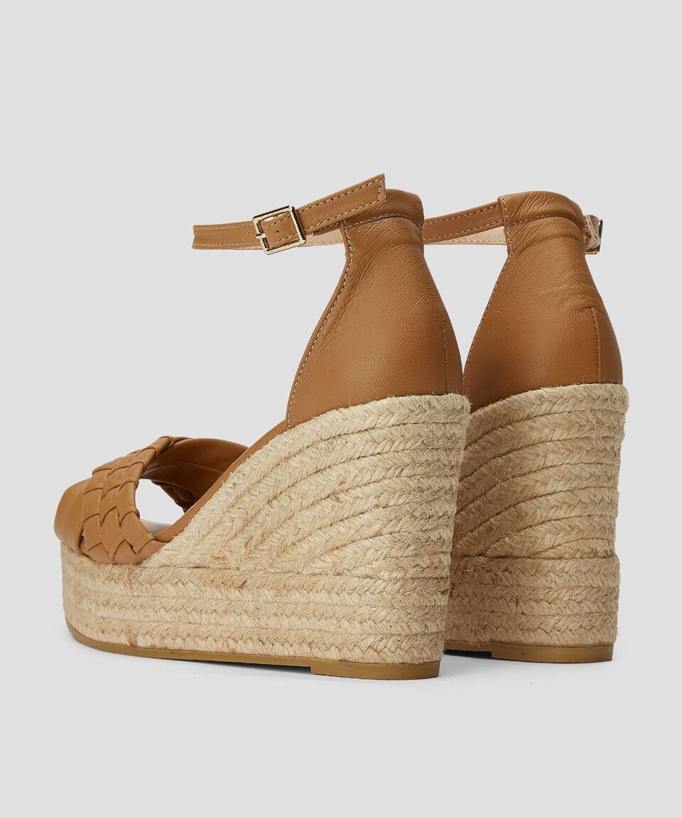 Gaimo Alpargatas Azor Con Tacón Alto De Cuña Y Plataforma Mujer