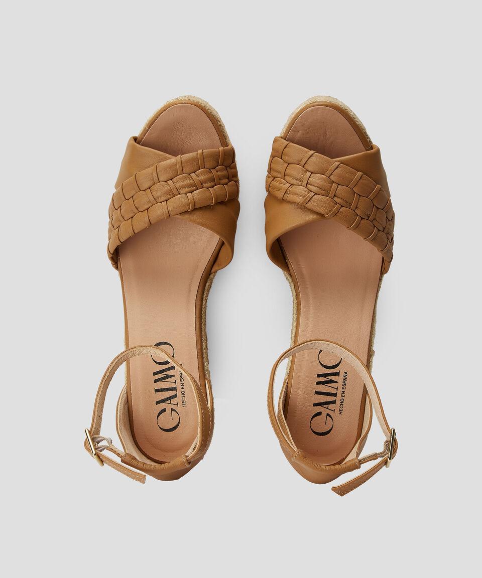 Gaimo Alpargatas Azor Con Tacón Alto De Cuña Y Plataforma Mujer