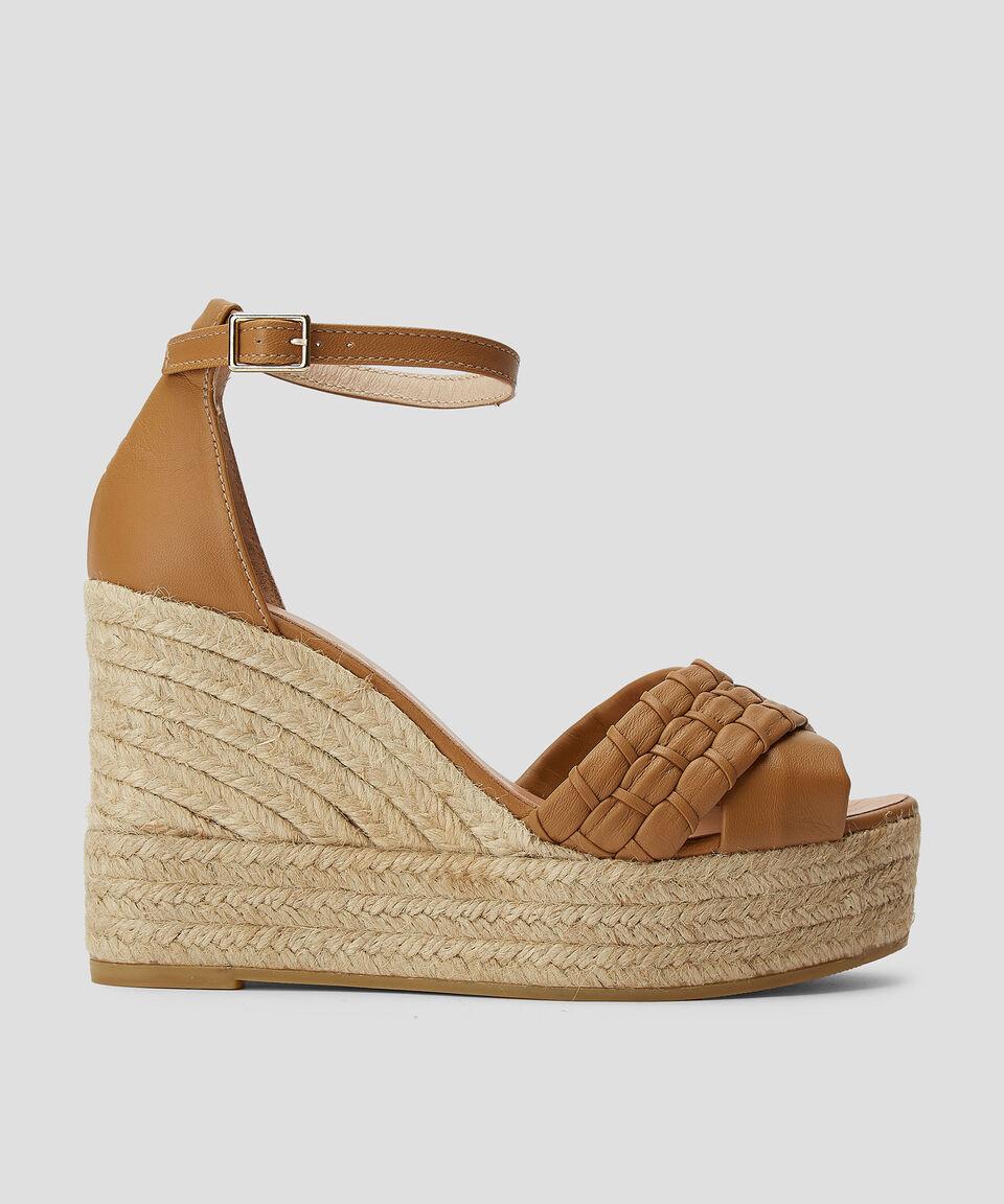 Gaimo Alpargatas Azor con tacón alto de cuña y plataforma Mujer