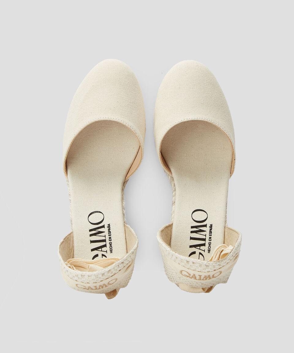 Gaimo Alpargatas Colin Con Tacón Alto De Cuña Mujer