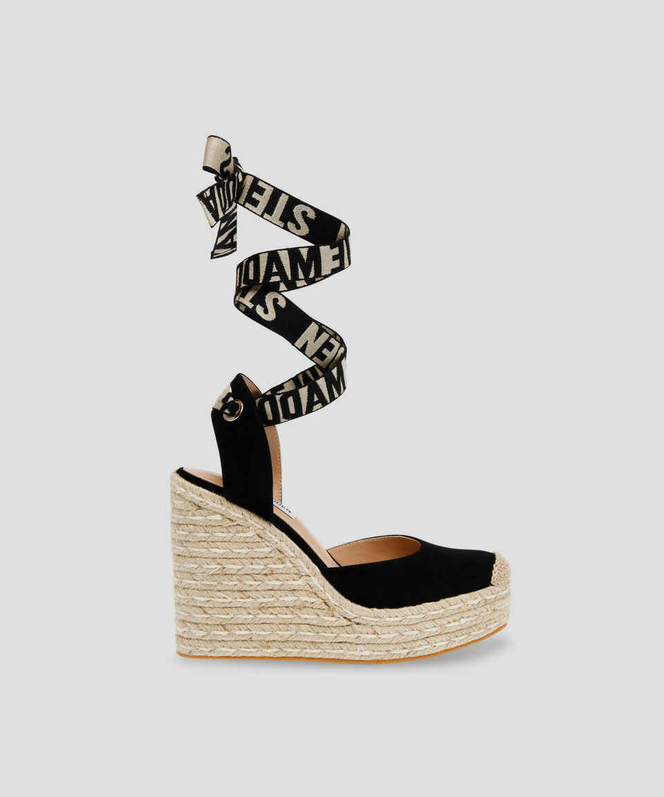 Steve Madden Alpargatas con tacón alto y plataforma Dafina Mujer