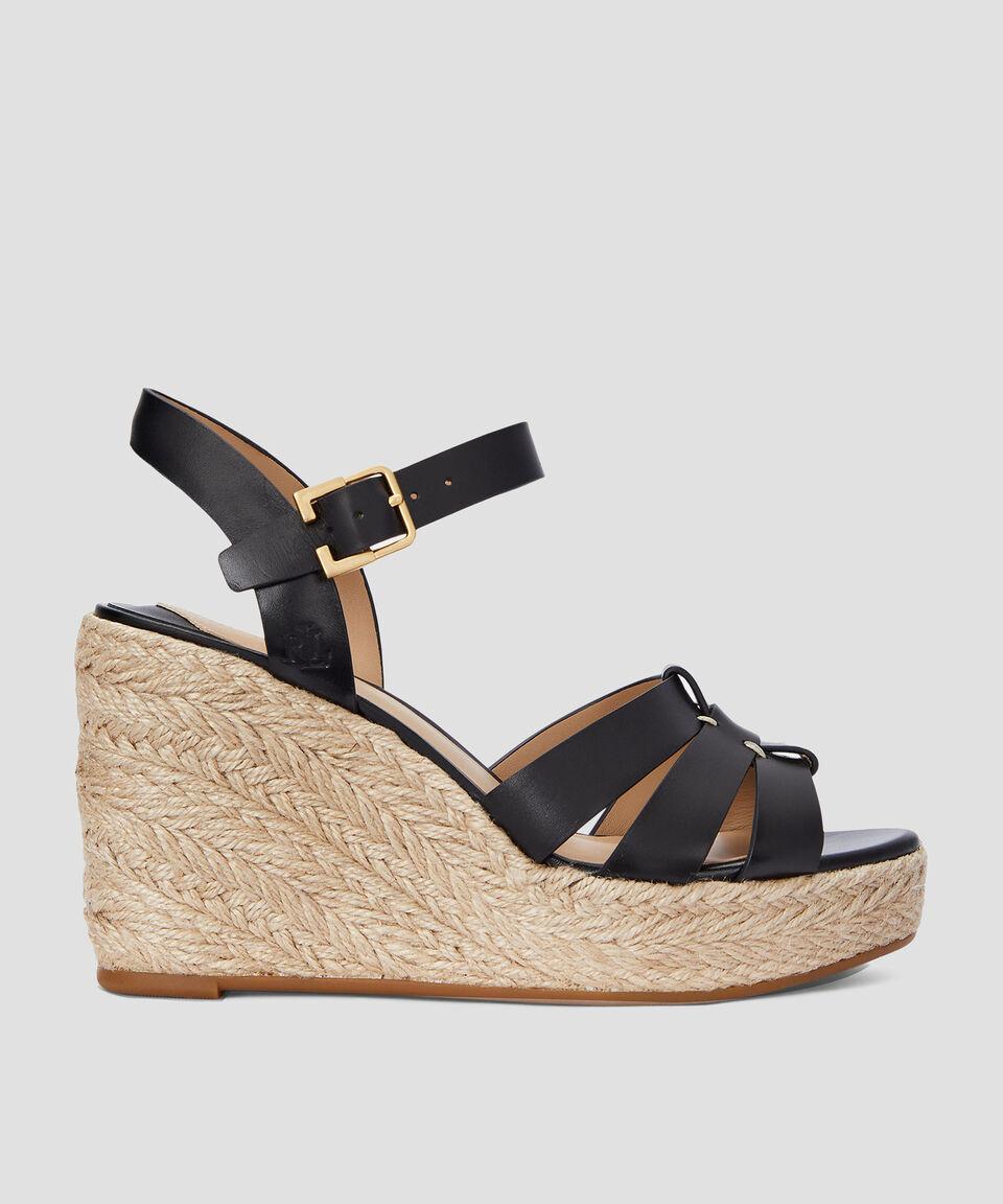 Lauren Alpargatas Soffia con tacón alto de cuña Mujer