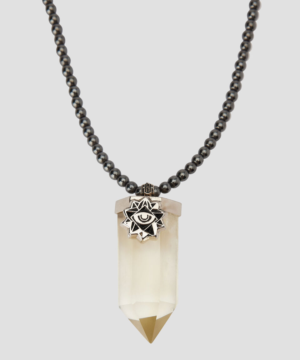 Altezza Rock Dije Punta de Cuarzo Limón Hombre