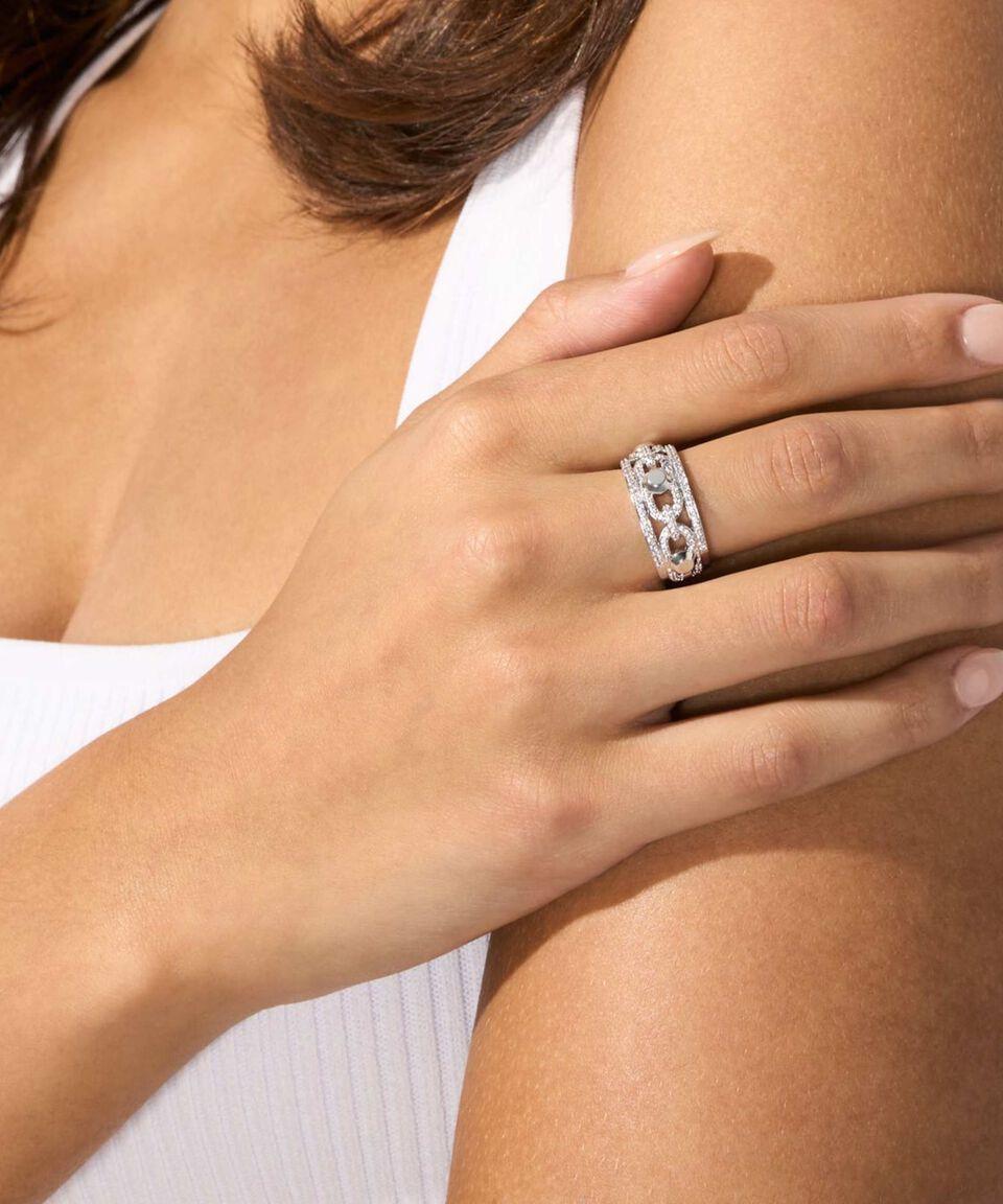 Michael Kors Anillo Con Zirconias Cúbicas Astor Link Mujer