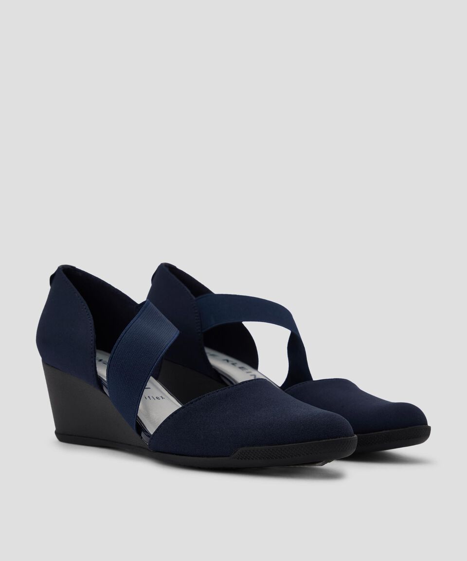 Anne Klein Zapatillas Con Tacón Medio De Cuña