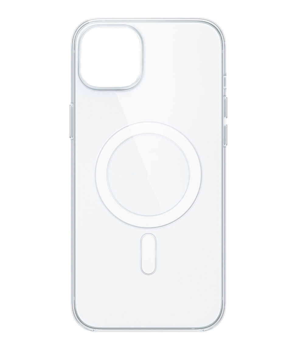 Apple Funda para iPhone 15 Plus transparente lisa