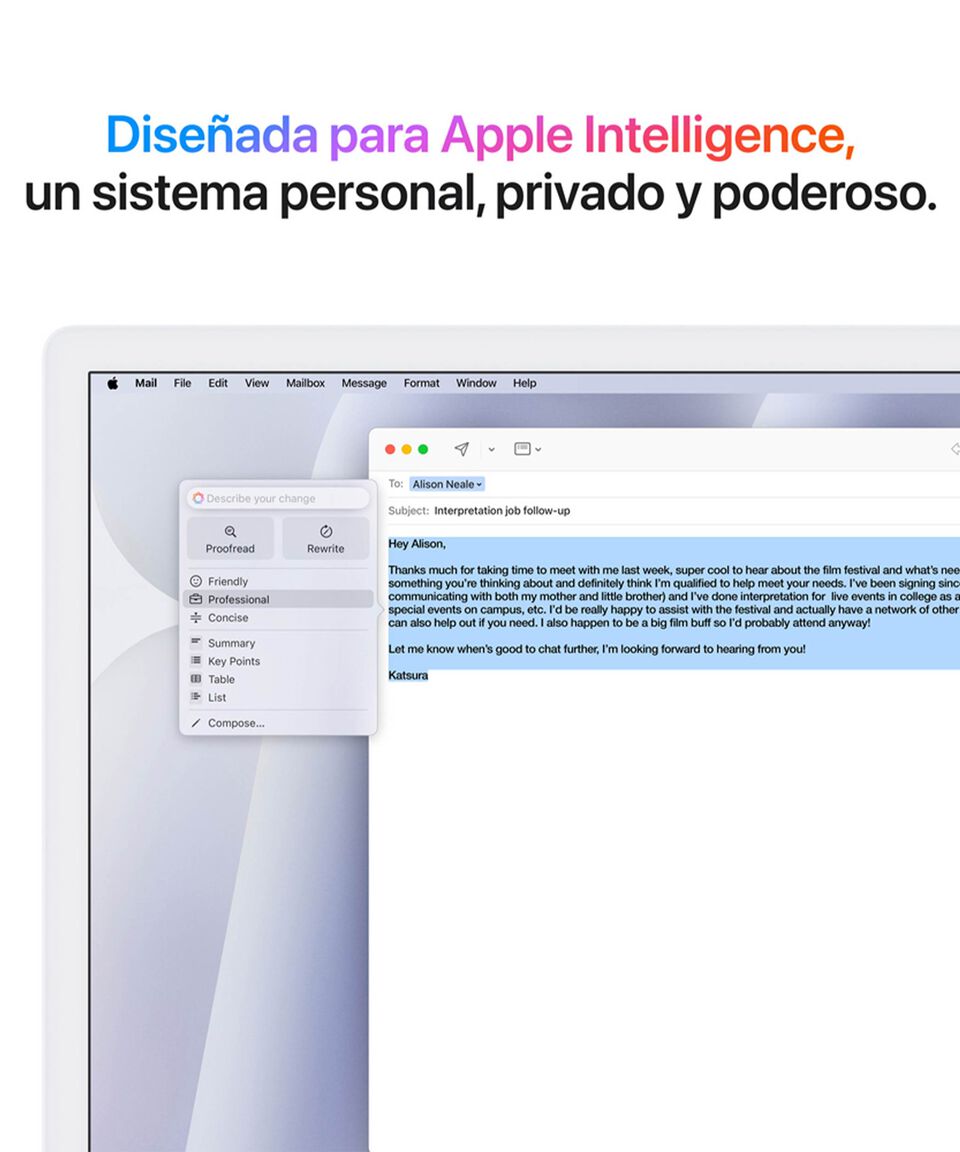 Apple IMac 24" Chip M4 RAM 16 GB 8 GPU 256 GB Plata