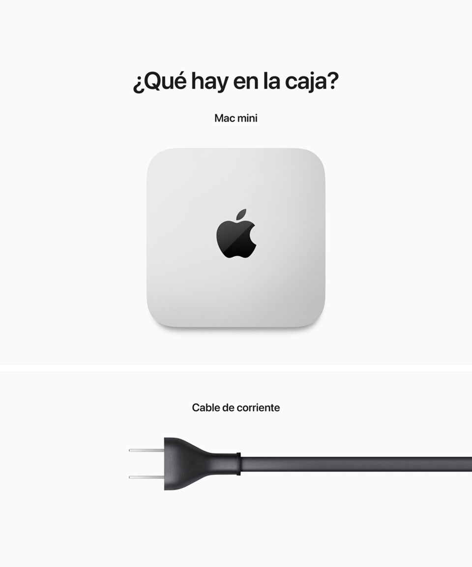 Apple Mac Mini Chip M2 Pro 512 GB SSD Plata