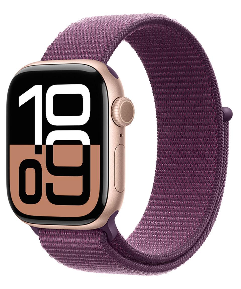Apple Apple Watch Series 10 GPS Caja De Aluminio Color Oro Rosa De 42 Mm Correa Loop Deportiva Color Ciruela