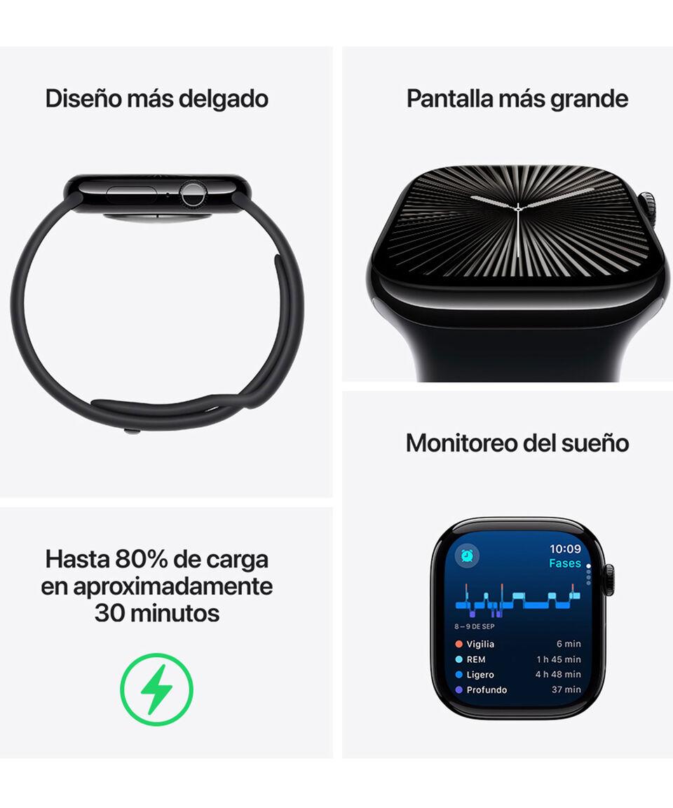 Apple Apple Watch Series 10 GPS Caja De Aluminio Negro Azabache De 46 Mm Correa Loop Deportiva Color Tinta