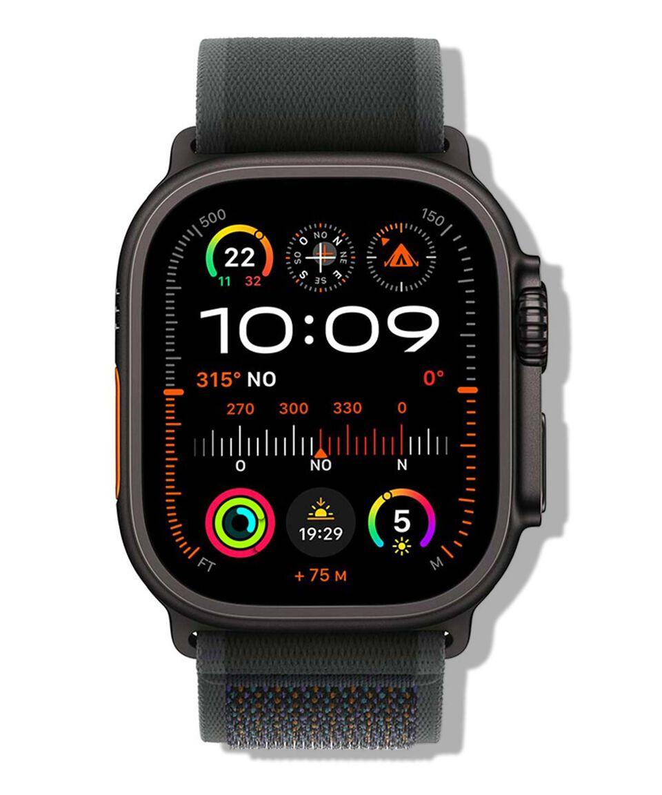 Apple Apple Watch Ultra 2 GPS + Cellular Caja de titanio negro de 49 mm Correa Trail negra - M-L
