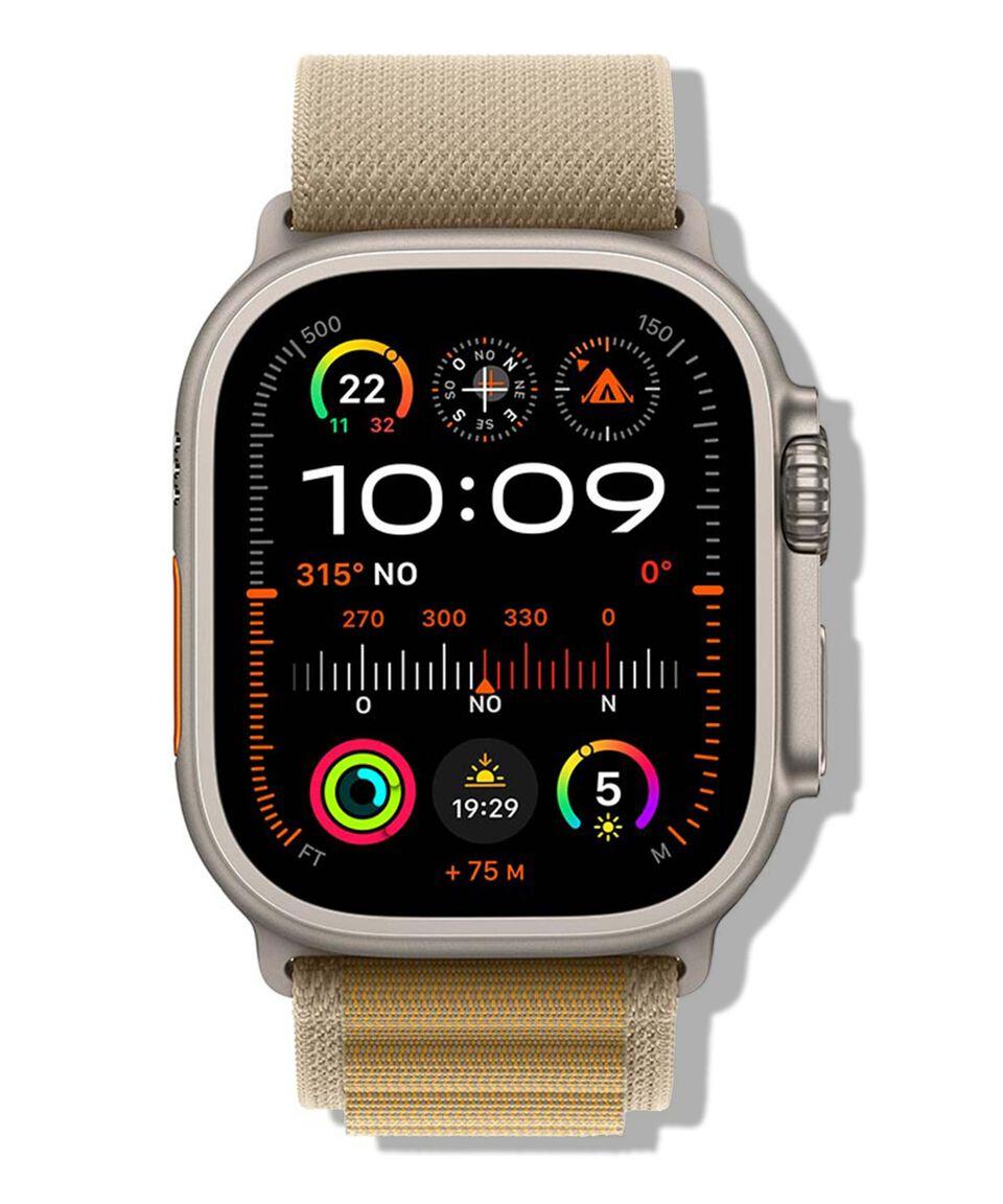 Apple Apple Watch Ultra 2 GPS + Cellular Caja de titanio natural de 49 mm Correa Alpine color canela - Mediana