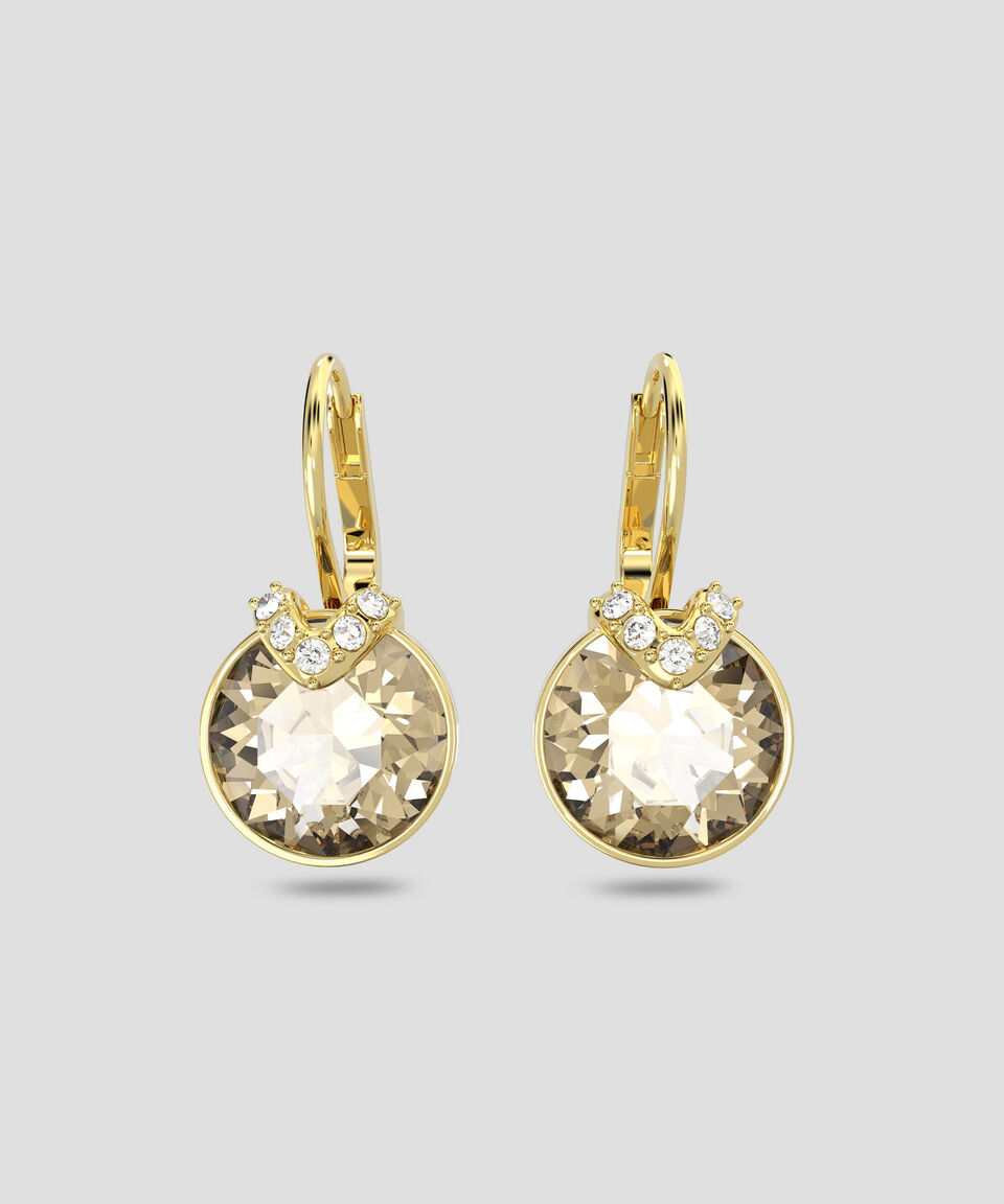 Swarovski Aretes de forma circular con cristales Bella V Mujer